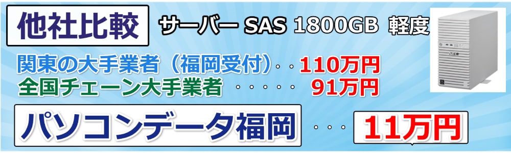 他社比較_サーバー_1800GB_軽度